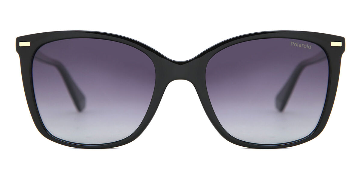 Polaroid PLD 4108/S Polarized 807/WJ, Black frame, Gradient Grey lenses