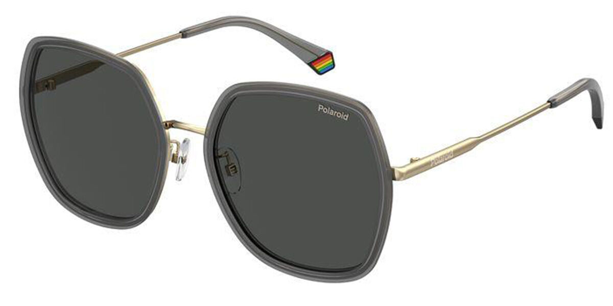 Polaroid PLD 6153/G/S Asian Fit Polarized KB7/M9, Grey frame, Grey lenses
