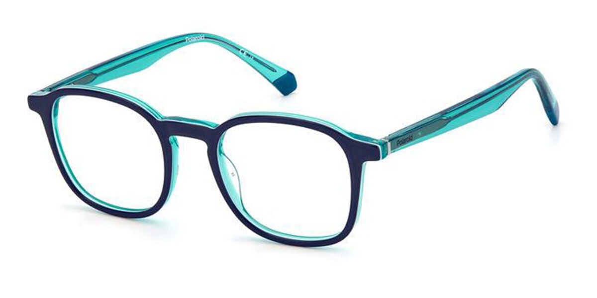 Polaroid PLD D393 DH4 Men's Eyeglasses Blue Size 49 (Frame Only) - Blue Light Block Available