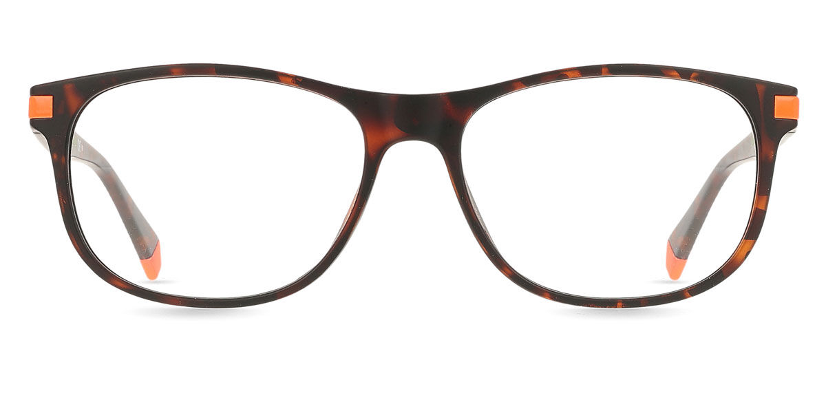 Polaroid PLD D417 N9P Men's Eyeglasses Tortoiseshell Size 55 (Frame Only) - Blue Light Block Available