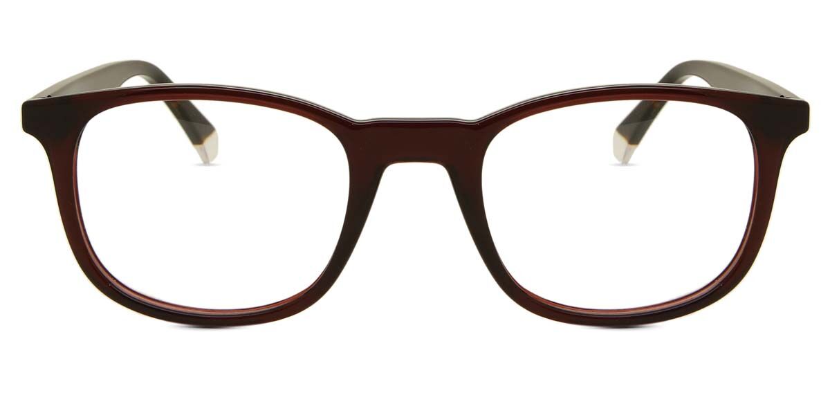 Polaroid PLD D424 C9A Men's Eyeglasses Red Size 50 (Frame Only) - Blue Light Block Available