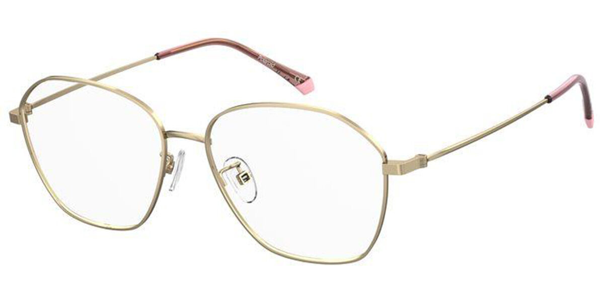 Polaroid PLD D425/G Asian Fit EYR Women's Eyeglasses Gold Size 56 (Frame Only) - Blue Light Block Available