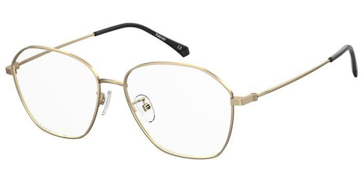 Polaroid PLD D425/G Asian Fit RHL Women's Eyeglasses Gold Size 56 (Frame Only) - Blue Light Block Available