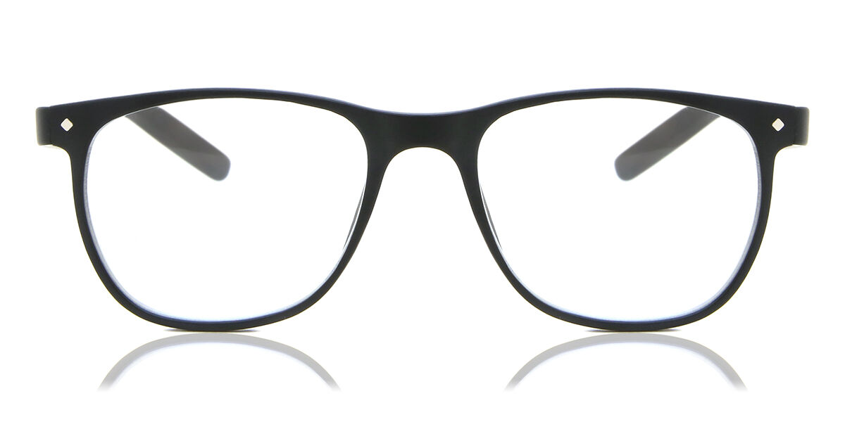 Polaroid PLD 0019/R/CH Readers 003 Men's Eyeglasses Black Size +2.50 (Frame Only) - Blue Light Block Available