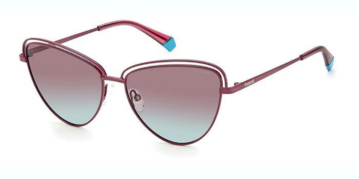 Polaroid PLD 4094/S LHF/JR, Burgundy frame, Pink lenses