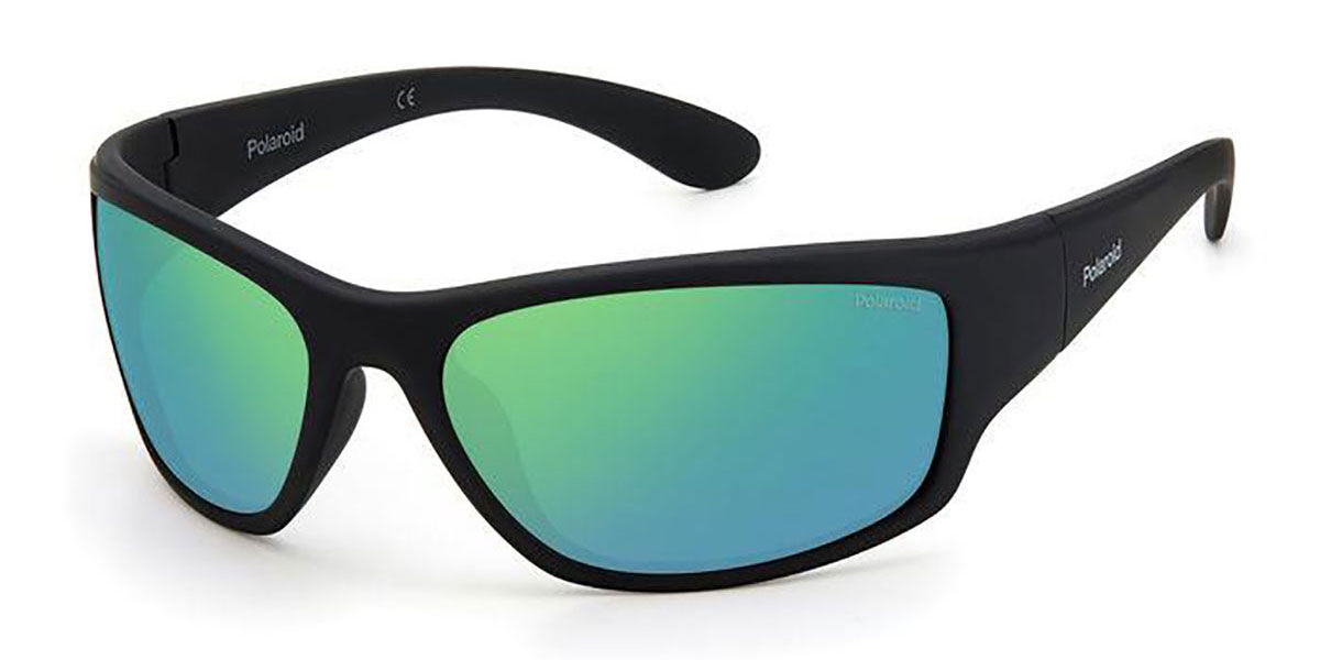 Polaroid PLD 7005/S 3OL/5Z, Black frame, Green lenses