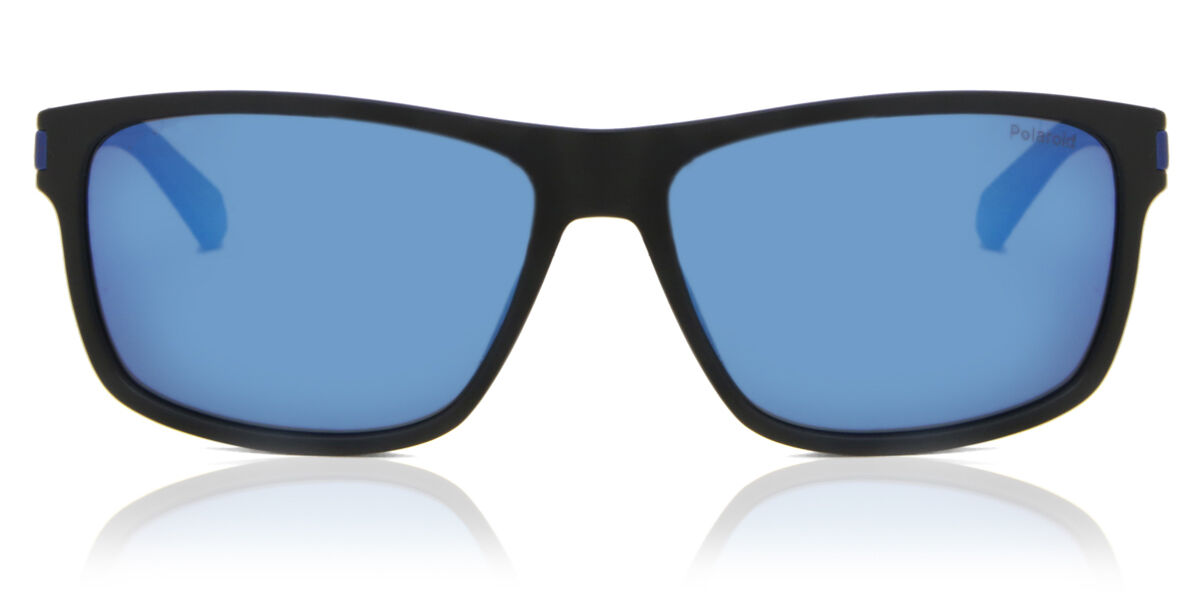 Polaroid PLD 2121/S 0VK/5X, Black frame, Blue Mirror lenses