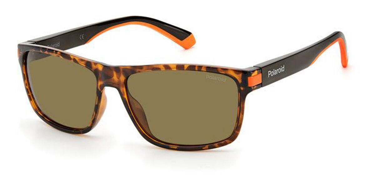 Polaroid PLD 2121/S L9G/SP, Tortoiseshell frame, Brown lenses