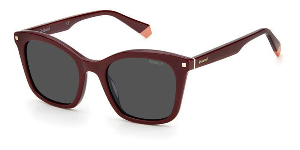 Polaroid PLD 4110/S/X LHF/M9, Burgundy frame, Grey lenses