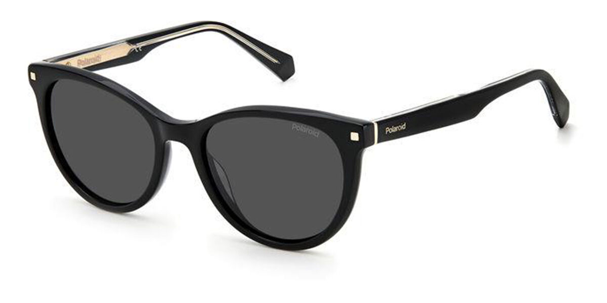 Polaroid PLD 4111/S/X 807/M9, Black frame, Grey lenses