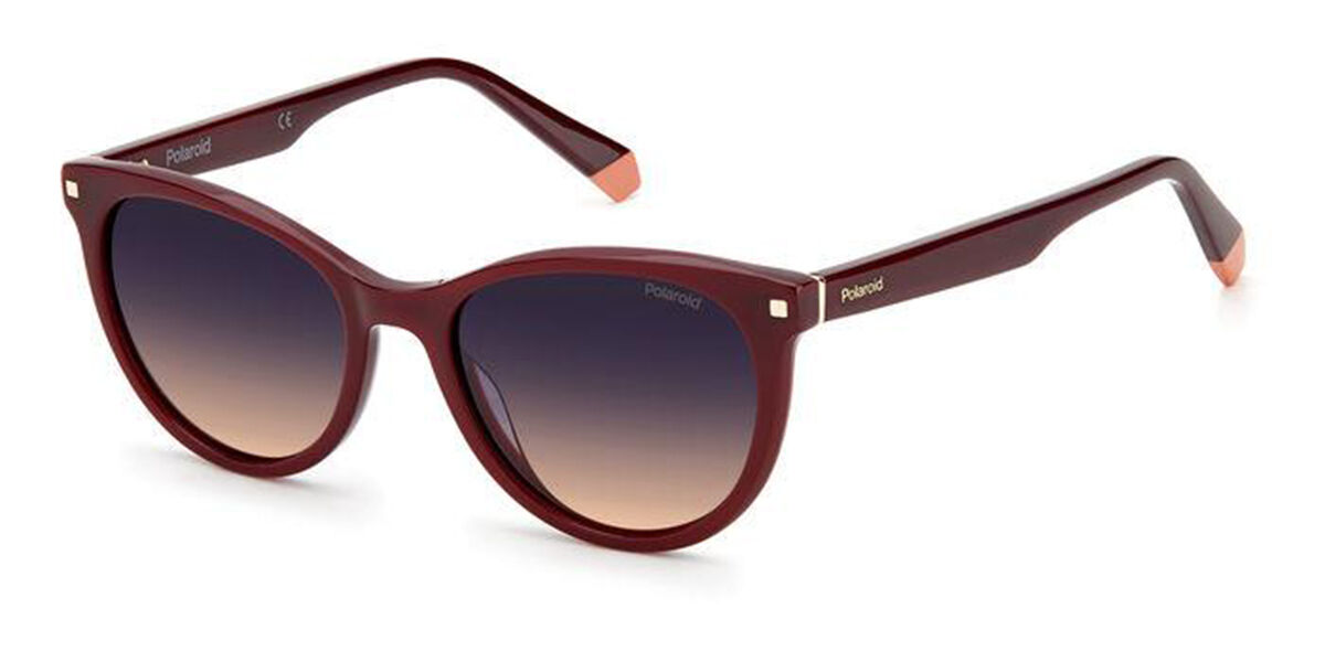 Polaroid PLD 4111/S/X B3V/XW, Burgundy frame, Grey Gradient Brown lenses