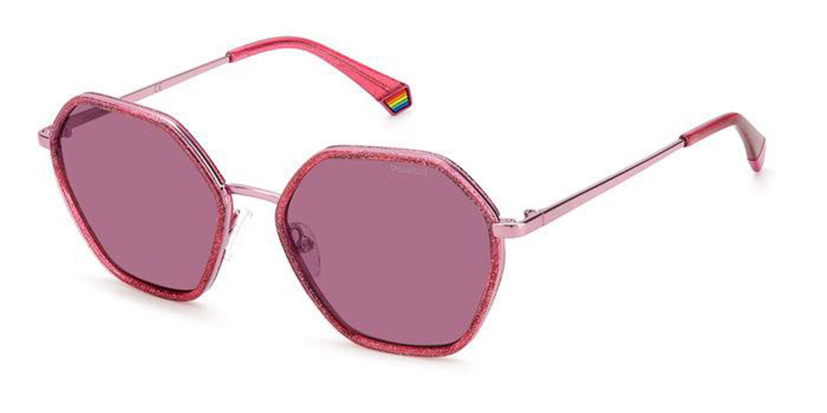 Polaroid PLD 6147/S/X Polarized 35J/0F, Pink frame, Pink lenses