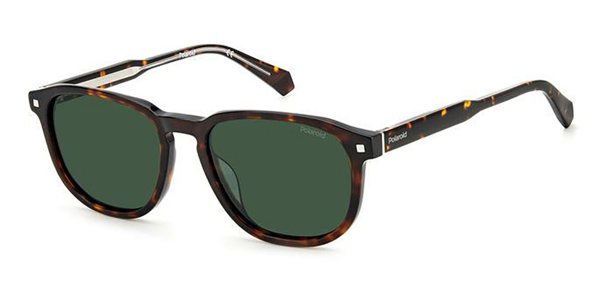 Polaroid PLD 4117/G/S/X Asian Fit 086/UC, Tortoiseshell frame, Green lenses