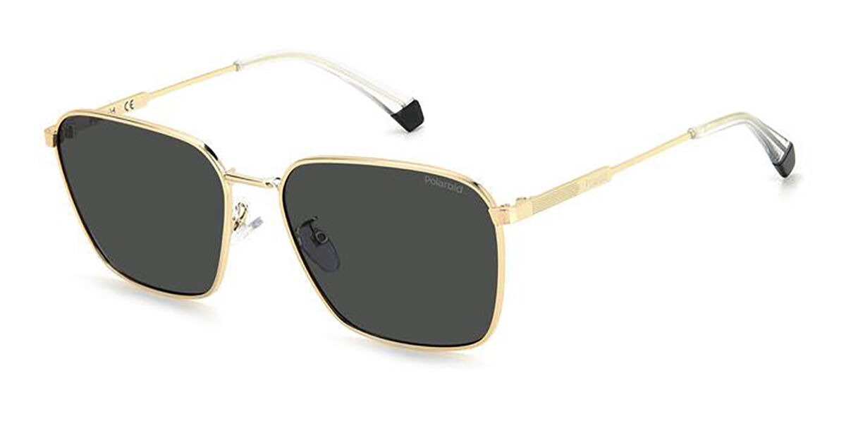 Polaroid PLD 4120/G/S/X Asian Fit LOJ/M9, Gold frame, Grey lenses
