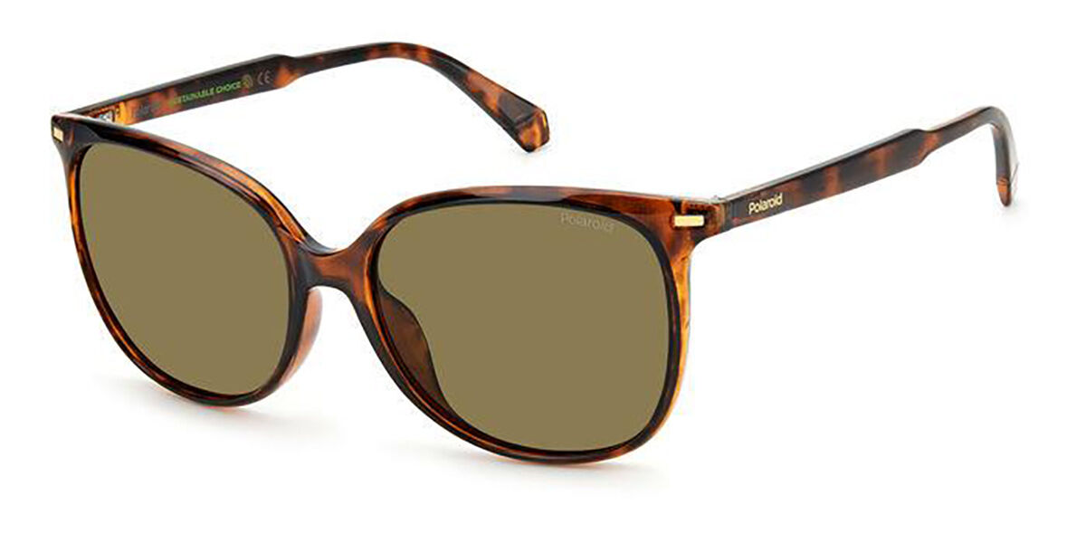 Polaroid PLD 4125/G/S Asian Fit 086/SP, Tortoiseshell frame, Brown lenses