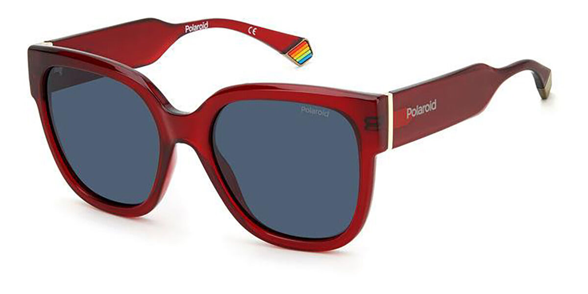 Polaroid PLD 6167/S C9A/C3, Red frame, Blue lenses