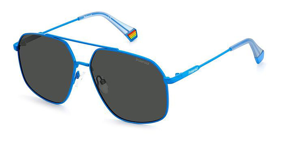 Polaroid PLD 6173/S MVU/M9, Blue frame, Grey lenses