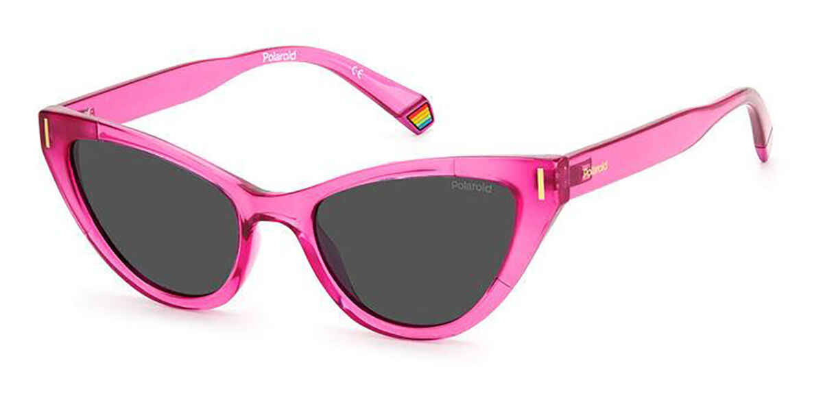 Polaroid PLD 6174/S MU1/M9, Pink frame, Grey lenses