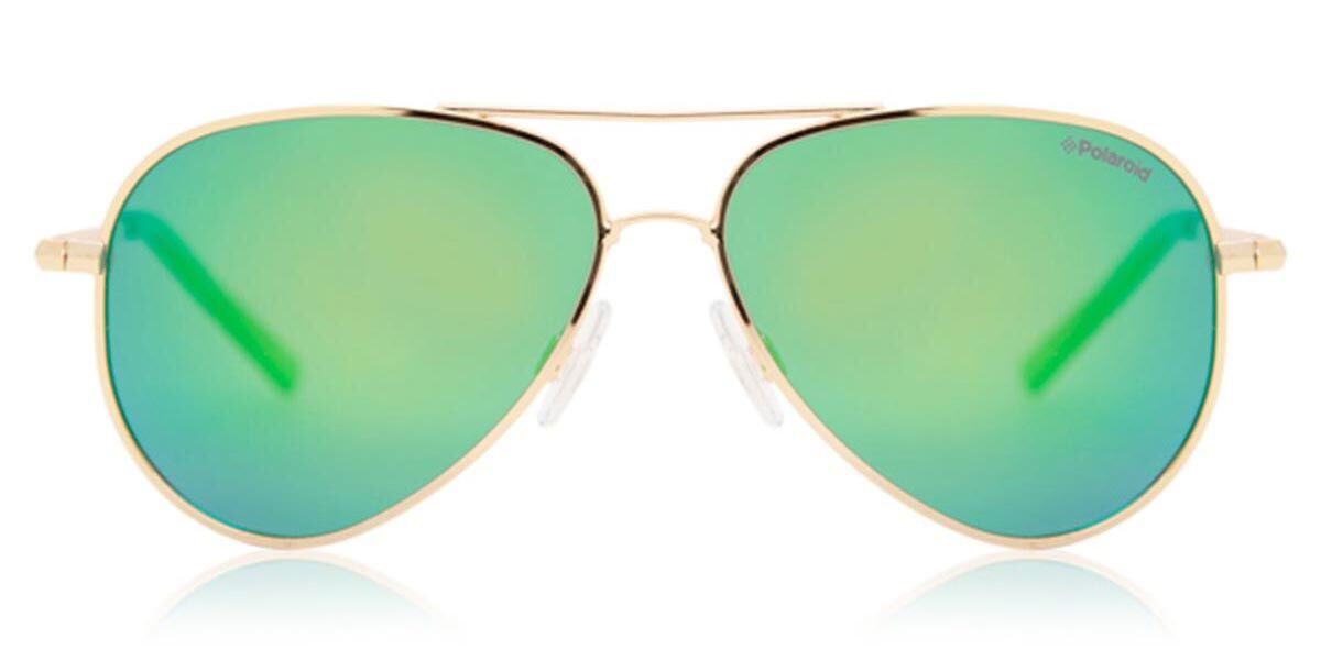 Polaroid PLD 8015/N Kids Polarized J5G/K7, Gold frame, Green lenses