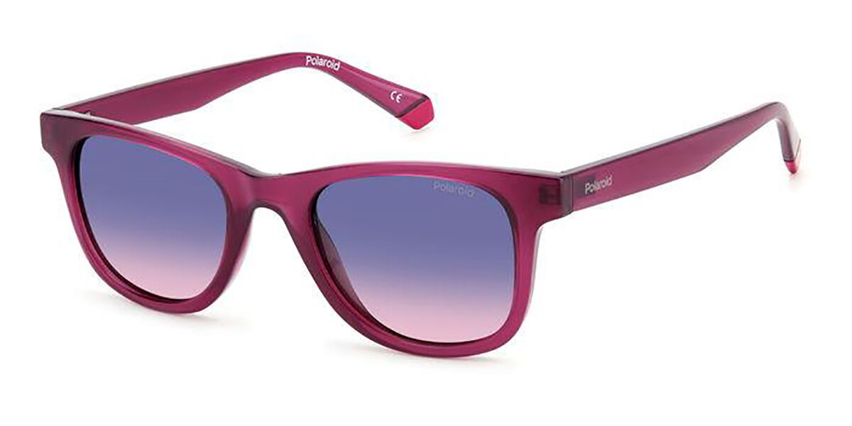 Polaroid PLD 1016/S/NEW Polarized QHO/XW, Pink frame, Purple lenses