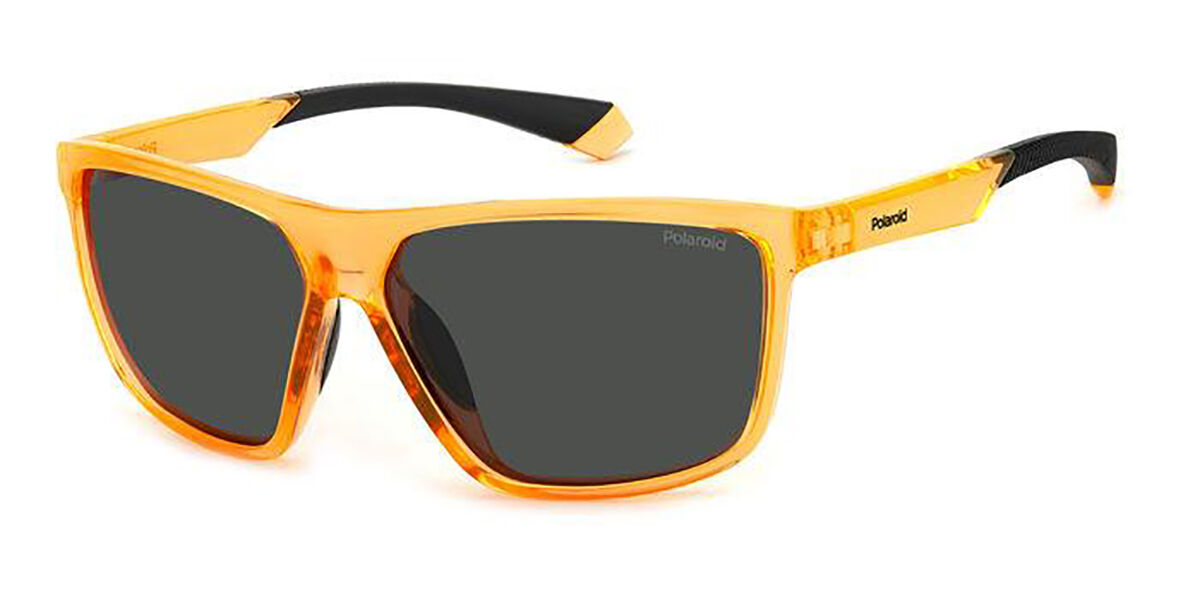 Polaroid PLD 7044/S Polarized YDT/M9, Clear frame, Grey lenses