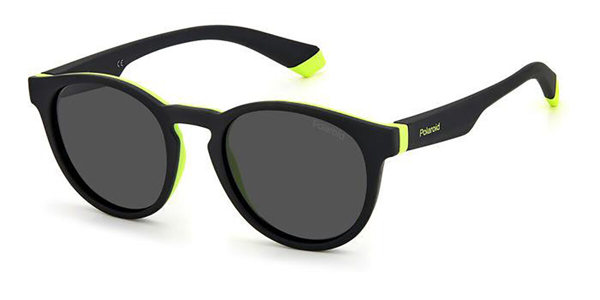 Polaroid PLD 8048/S Polarized Kids 71C/M9, Yellow frame, Grey lenses