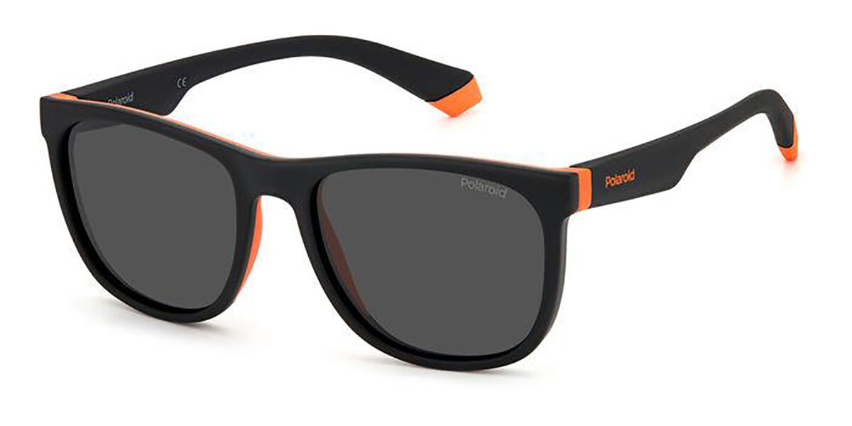 Polaroid PLD 8049/S Kids Polarized 8LZ/M9, Black frame, Grey lenses
