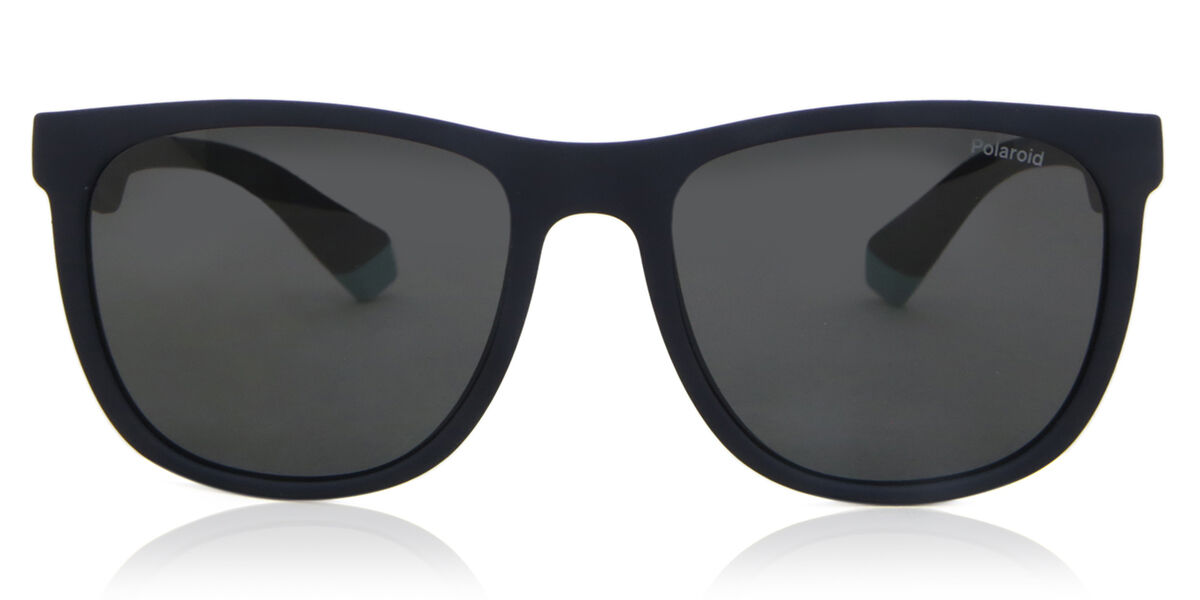 Polaroid PLD 8049/S Kids Polarized ZX9/M9, Blue frame, Grey lenses