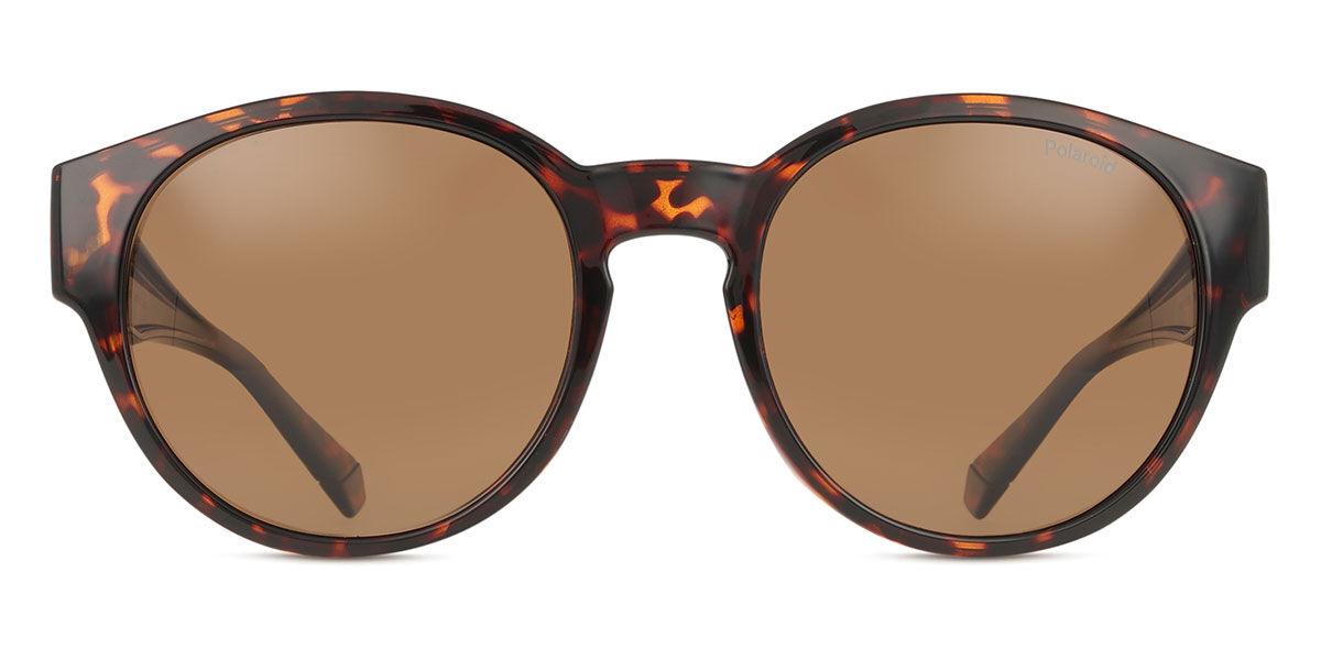 Polaroid PLD 9017/S Polarized 086/SP, Tortoiseshell frame, Brown lenses