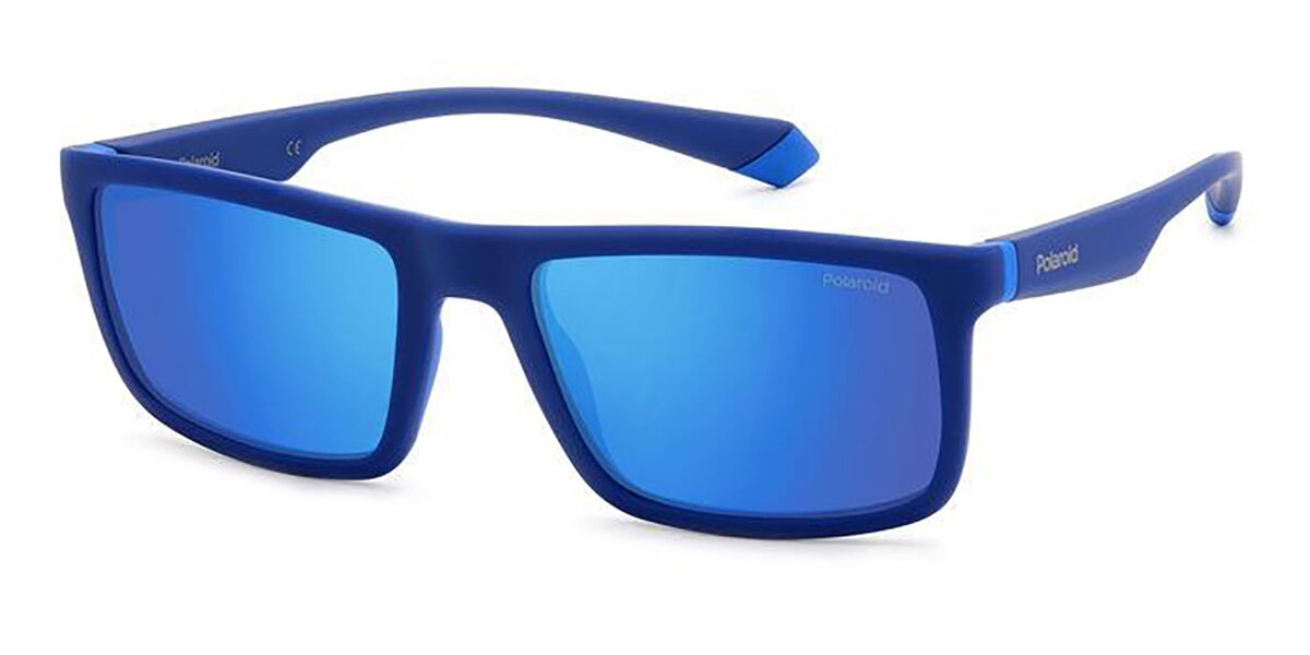 Polaroid PLD 2134/S ZX9/5X, Blue frame, Blue Mirror lenses
