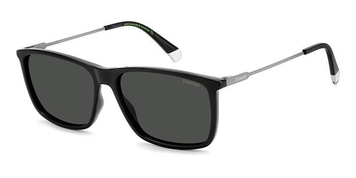 Polaroid PLD 4130/S/X 807/M9, Black frame, Grey lenses