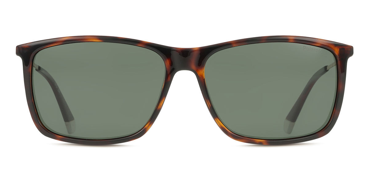Polaroid PLD 4130/S/X 086/UC, Tortoiseshell frame, Green lenses