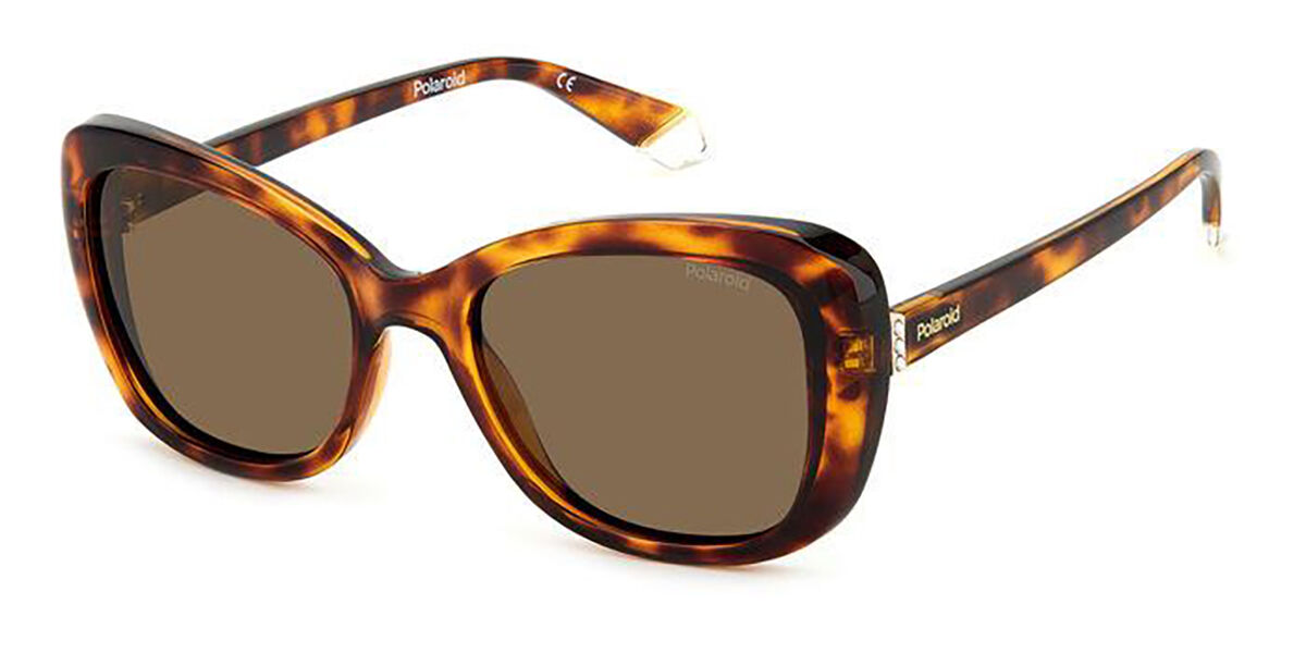 Polaroid PLD 4132/S/X 086/SP, Tortoiseshell frame, Brown lenses