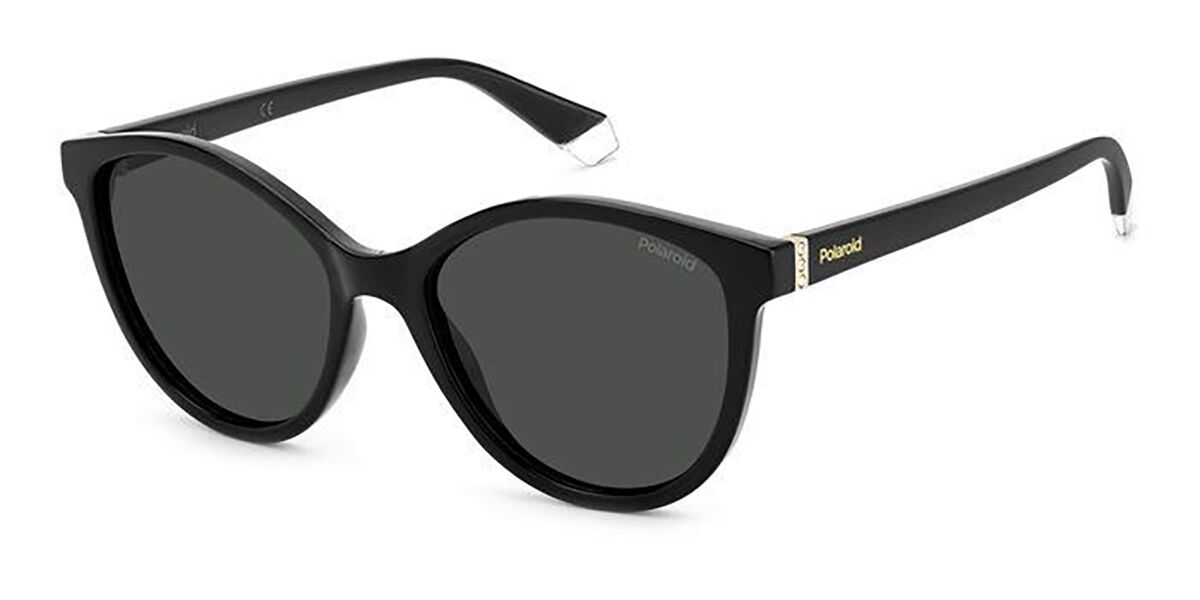 Polaroid PLD 4133/S/X 807/M9, Black frame, Grey lenses