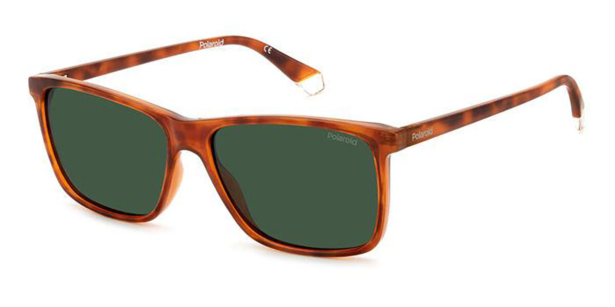 Polaroid PLD 4137/S 0UC/UC, Tortoiseshell frame, Green lenses
