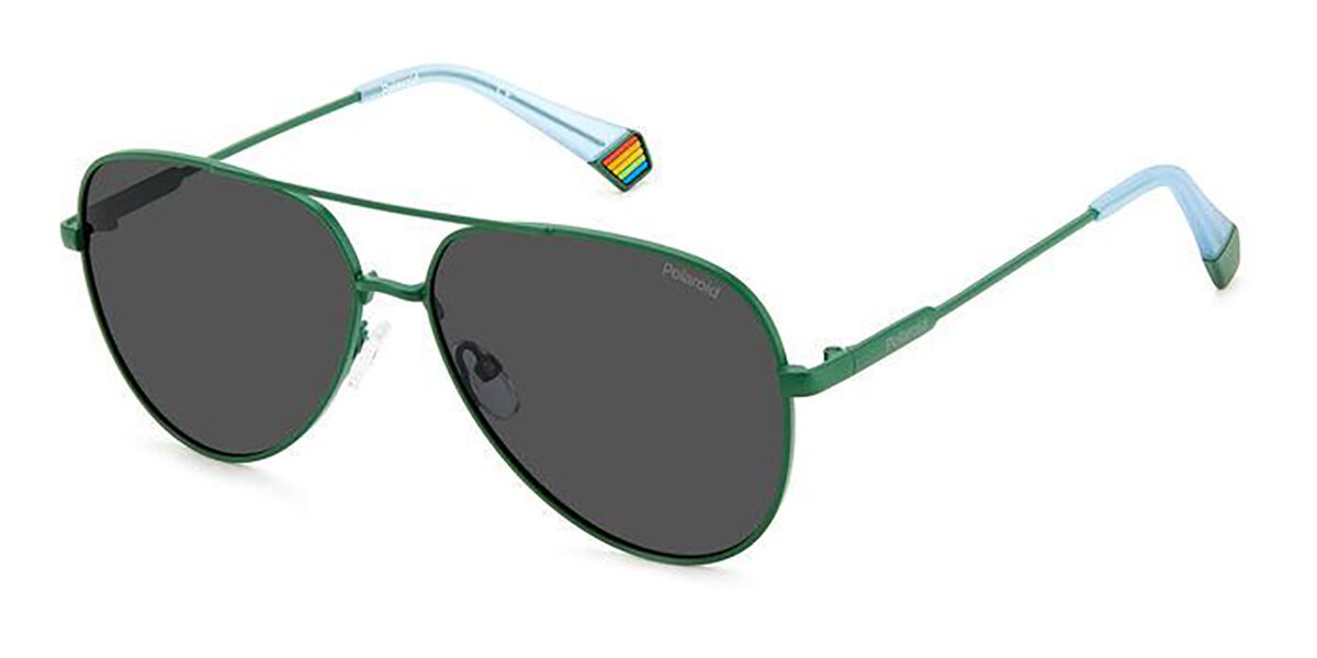 Polaroid PLD 6187/S Polarized 1ED/M9, Green frame, Grey lenses
