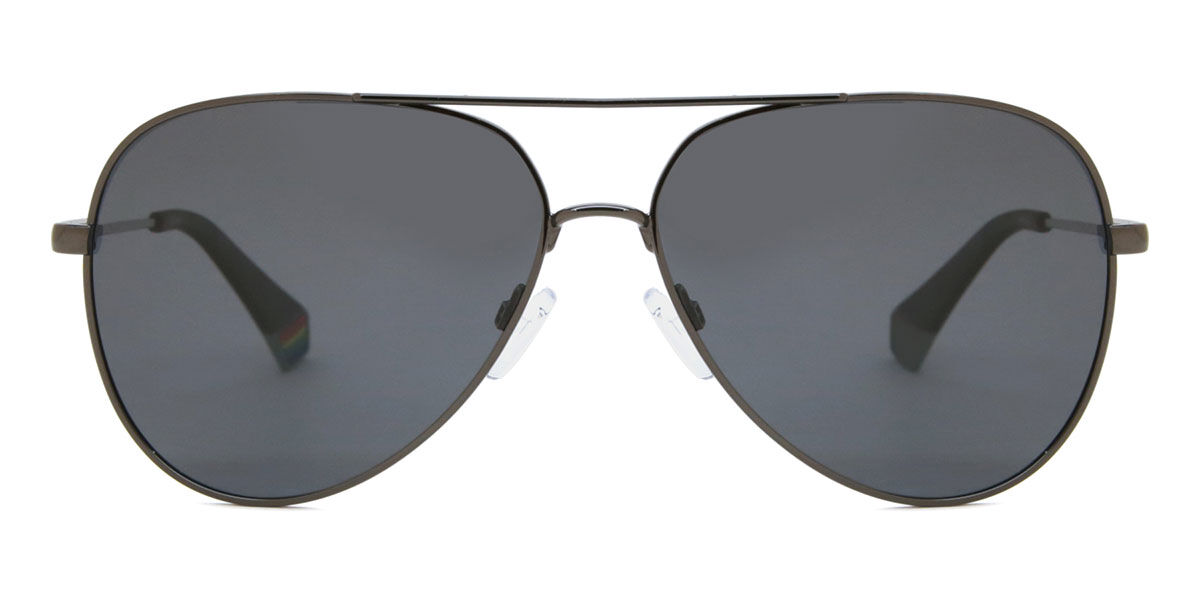 Polaroid PLD 6187/S Polarized KJ1/M9, Gunmetal frame, Grey lenses
