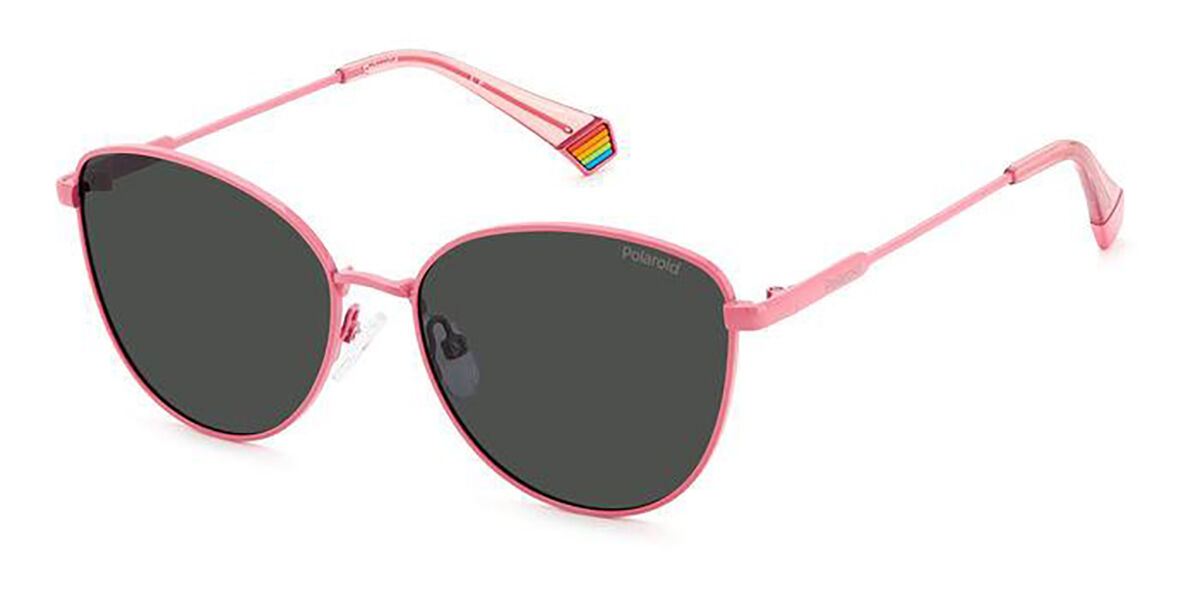 Polaroid PLD 6188/S 35J/M9, Pink frame, Grey lenses