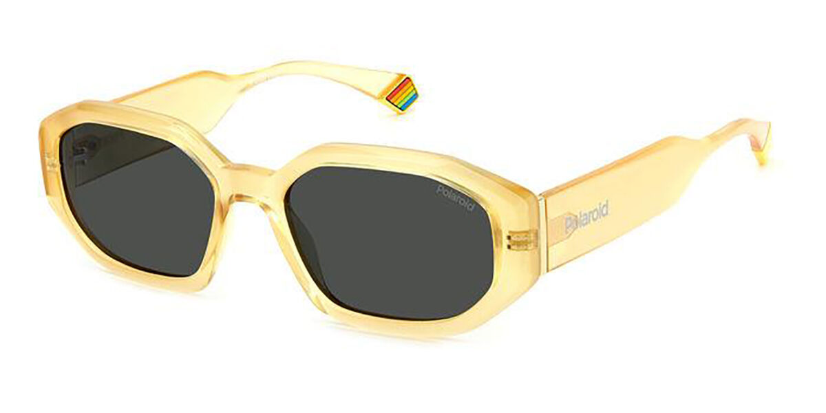 Polaroid PLD 6189/S 40G/M9, Yellow frame, Grey lenses