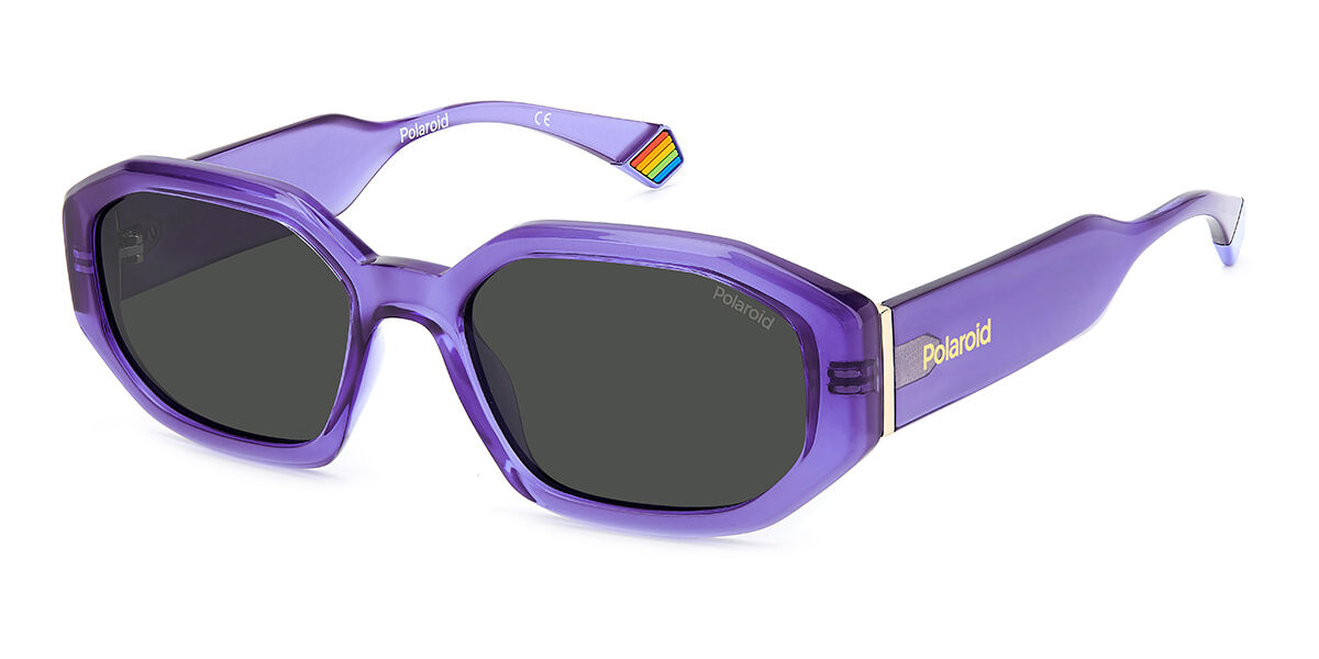 Polaroid PLD 6189/S 789/M9, Purple frame, Grey lenses