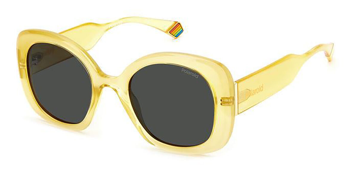Polaroid PLD 6190/S 40G/M9, Yellow frame, Grey lenses