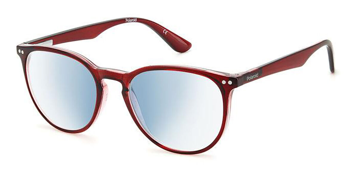 Polaroid PLD 0028/R/BB Readers LHF/G6 Blue-Light Block, Burgundy frame