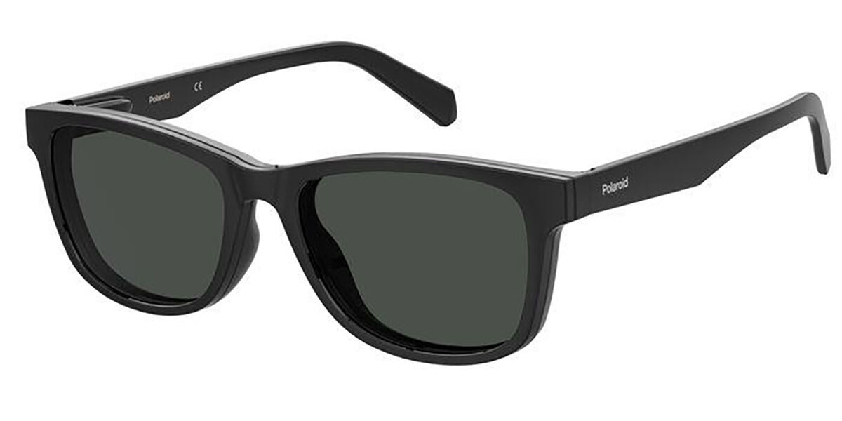 Polaroid PLD 0030/R/C Readers with Clip-On 807/M9, Black frame