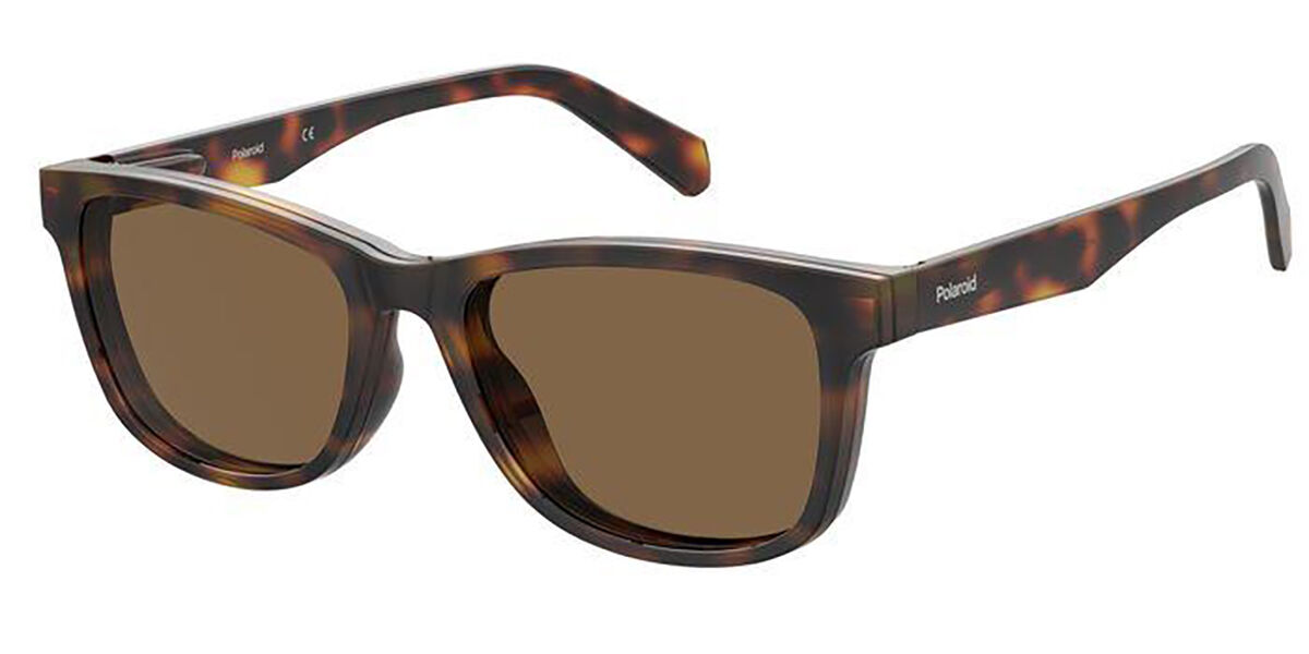 Polaroid PLD 0030/R/C Readers with Clip-On 086/HE, Tortoiseshell frame