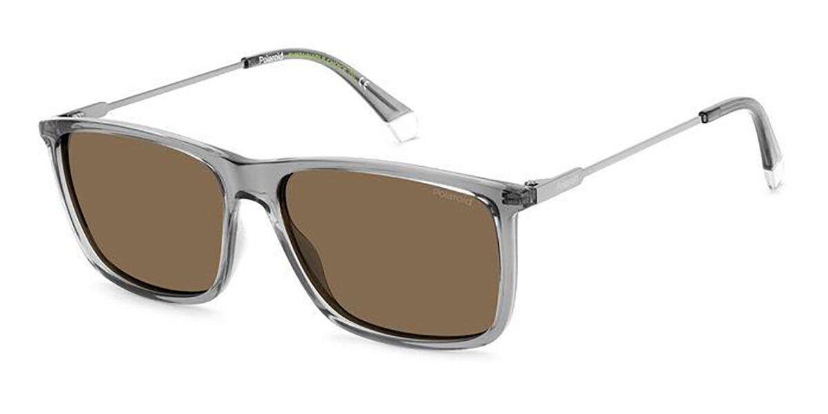Polaroid PLD 4130/S/X Polarized KB7/SP, Grey frame, Brown lenses
