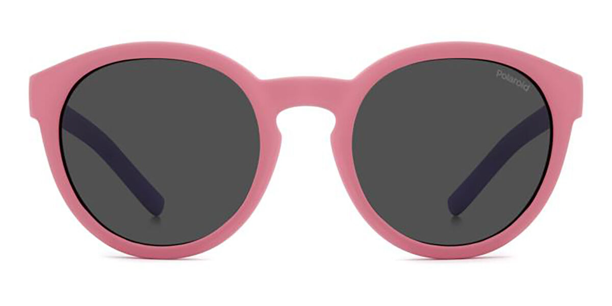 Polaroid PLD 8019/S Kids Polarized 35J/M9, Pink frame, Grey lenses