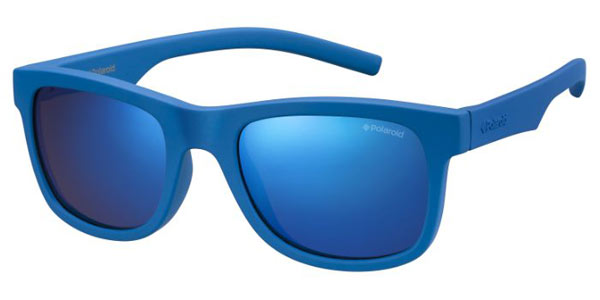 Polaroid PLD 8020/S Kids Polarized ZDI/JY, Blue frame, Blue lenses
