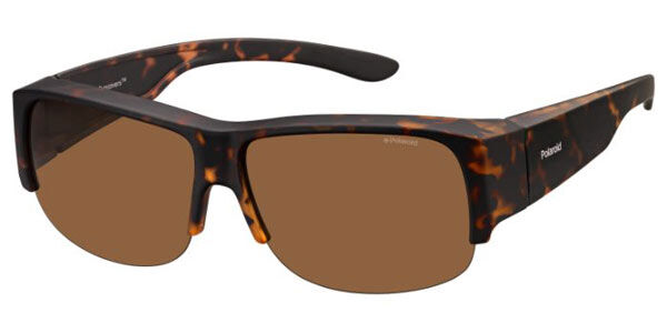 Polaroid PLD 9007/S Polarized V08/HE, Tortoiseshell frame, Brown lenses