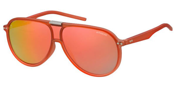 Polaroid PLD 6025/S Polarized 15J/OZ, Orange frame, Red lenses