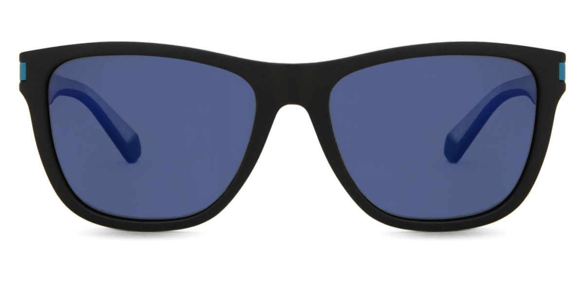 Polaroid PLD 2138/S Polarized 0VK/5X, Black frame, Blue Mirror lenses